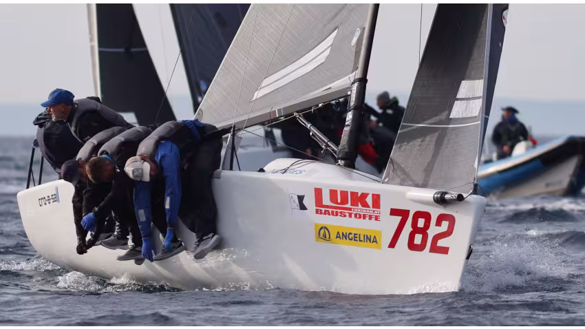 CRO-A-SAIL CRO782 by Miroslav Reljanovic, with Roko Stipanovic at the helm - Opatija CRO Melges 24 Cup 2026 - Melges 24 European Sailing Series 2026 