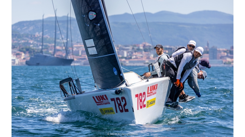 CRO-A-SAIL CRO782, led by Miroslav Reljanovic, with helmsman Roko Stipanović  - Melges 24 ESS 2026 Trieste