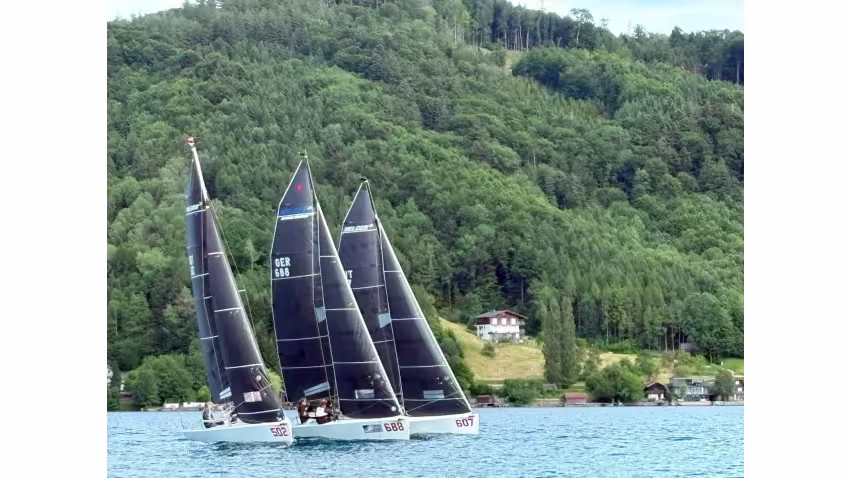 ELA AUT607 of Rene Noack, SEVEN SEAS GER688 of Jörg Tillmanns and AUT502 of Michael Luschan
