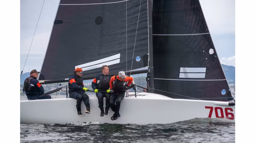 KABOOM NOR706, helmed by Gisle Bjørsrud Bø - Melges 24 Norwegian Open 2026 - Melges 24 European Sailing Series 2026 - Trondheim, NOR