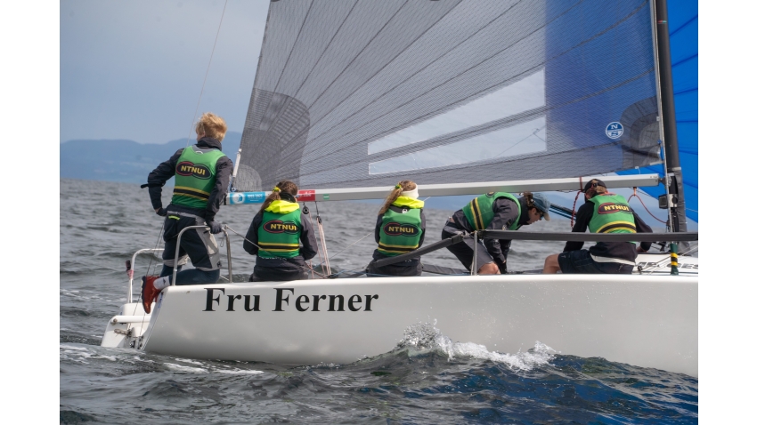 NTNUI Sailing team FRU FERNER (NOR 402) with Liv Cornelia Middelthon at the helm - Melges 24 Norwegian Open 2026 - Melges 24 European Sailing Series 2026 - Trondheim, NOR