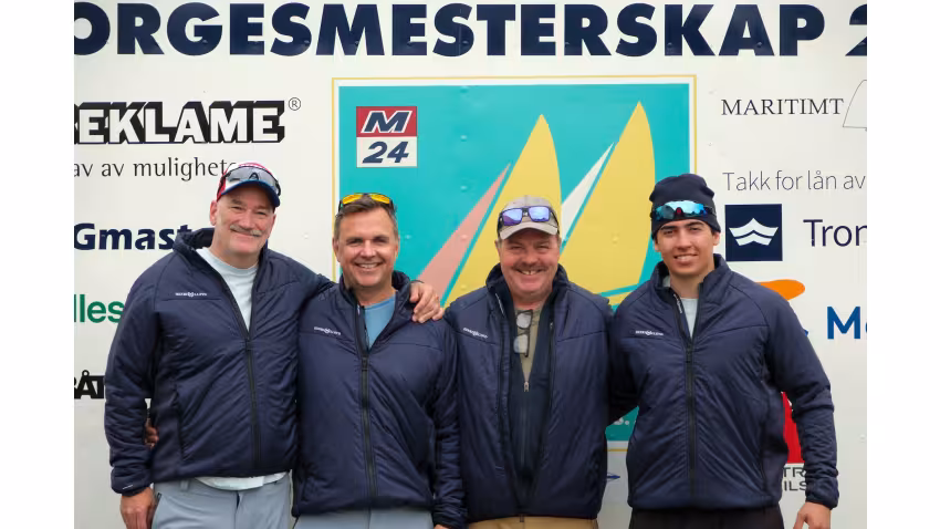 Peder Nergaard with Petrus Eide, Fabian Spone and Morten Helgesen - team BLOW (NOR 787) - Melges 24 Norwegian Open 2026 - Melges 24 European Sailing Series 2026 - Trondheim, NOR