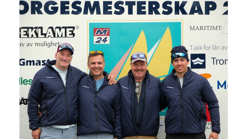 Peder Nergaard with Petrus Eide, Fabian Spone and Morten Helgesen - team BLOW (NOR 787) - Melges 24 Norwegian Open 2026 - Melges 24 European Sailing Series 2026 - Trondheim, NOR
