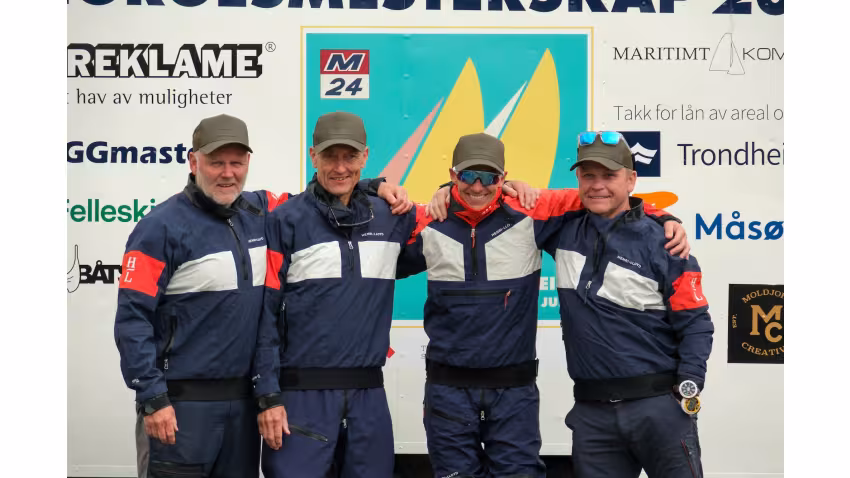 Gisle Bjørsrud Bø, Tom Reidar Johannessen, Kjetil Solvang and Joachim Nordlie - KABOOM (NOR706) - Melges 24 Norwegian Open 2026 - Melges 24 European Sailing Series 2026 - Trondheim, NOR 