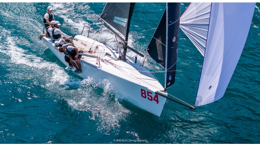 MELGINA ITA854 by Paolo Brescia - Melges 24 Italian National Championship 2026 - Melges 24 European Sailing Series 2026 - Fraglia Vela Riva, Riva del Garda, Italy 