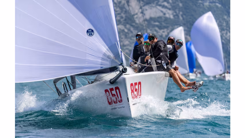 CHINOOK HUN850 by Akos Csolto - Melges 24 Italian National Championship 2026 - Melges 24 European Sailing Series 2026 - Fraglia Vela Riva, Riva del Garda, Italy