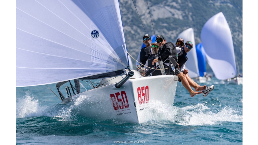 CHINOOK HUN850 by Akos Csolto - Melges 24 Italian National Championship 2026 - Melges 24 European Sailing Series 2026 - Fraglia Vela Riva, Riva del Garda, Italy