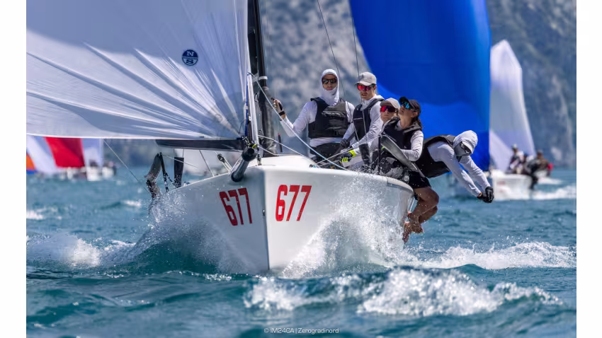 WHITE ROOM GER677 by Michael Tarabochia - Melges 24 Italian National Championship 2026 - Melges 24 European Sailing Series 2026 - Fraglia Vela Riva, Riva del Garda, Italy
