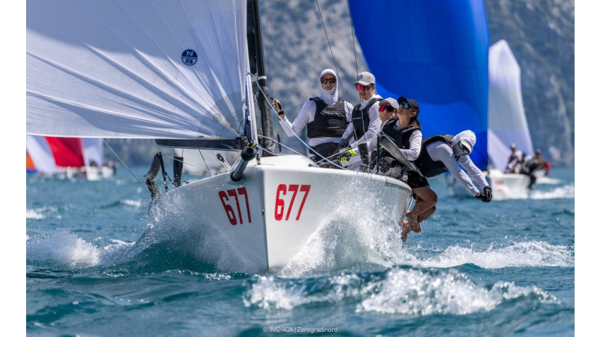 WHITE ROOM GER677 by Michael Tarabochia - Melges 24 Italian National Championship 2026 - Melges 24 European Sailing Series 2026 - Fraglia Vela Riva, Riva del Garda, Italy