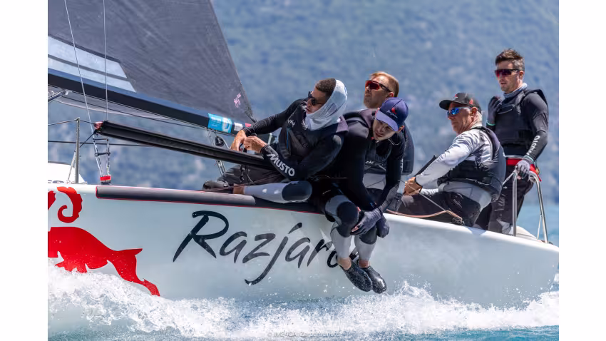 RAZJAREN CRO867 helmed by Karlo Kuret - Melges 24 Italian National Championship 2026 - Melges 24 European Sailing Series 2026 - Fraglia Vela Riva, Riva del Garda, Italy 
