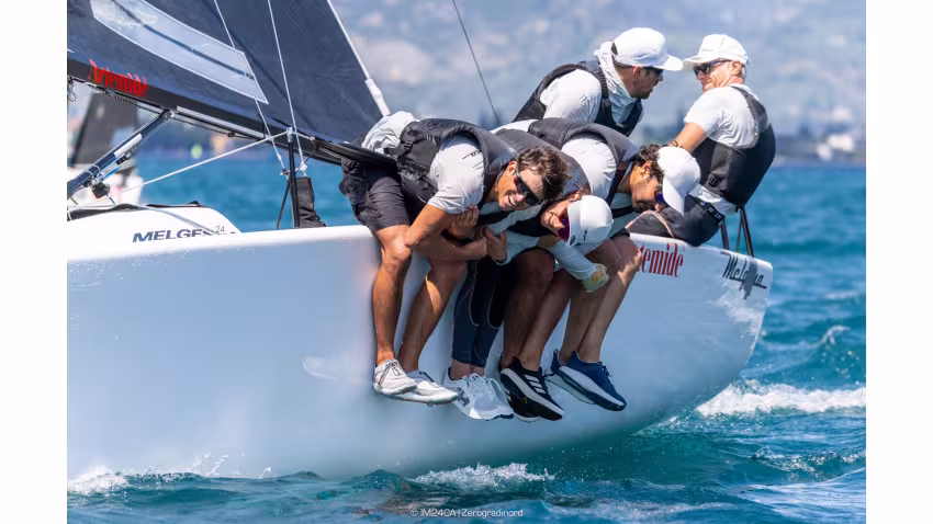MELGINA ITA854 by Paolo Brescia - Melges 24 Italian National Championship 2026 - Melges 24 European Sailing Series 2026 - Fraglia Vela Riva, Riva del Garda, Italy 
