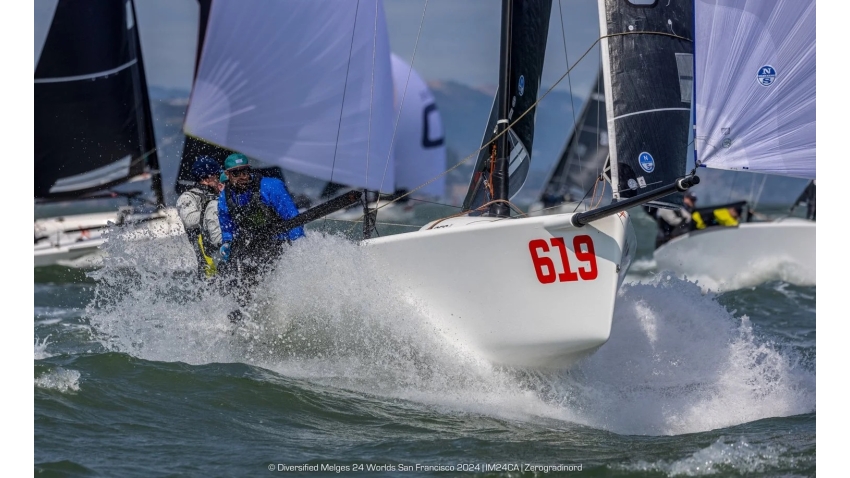 Anthony Kotoun raced the 2024 Worlds on San Francisco Bay, where his sixth-place finish earned him the Zarko Draganic Trophy. 