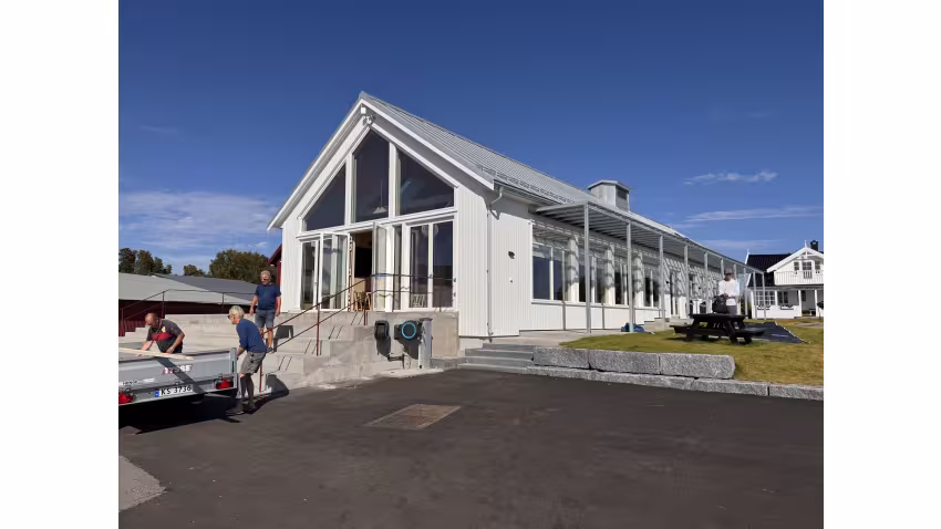 Tønsberg Seilforening - the brand new clubhouse