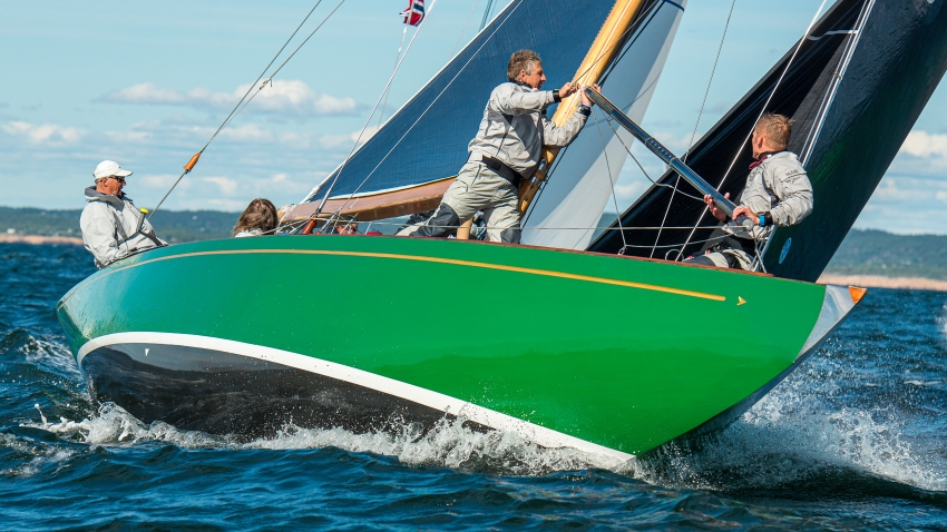 Everyone's Sailing King -  King Harald aboard 8mR "Sira" 