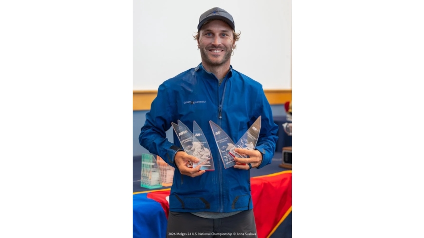 Tomas Dietrich from DARK ENERGY USA868 team - Melges 24 US Nationals 2026