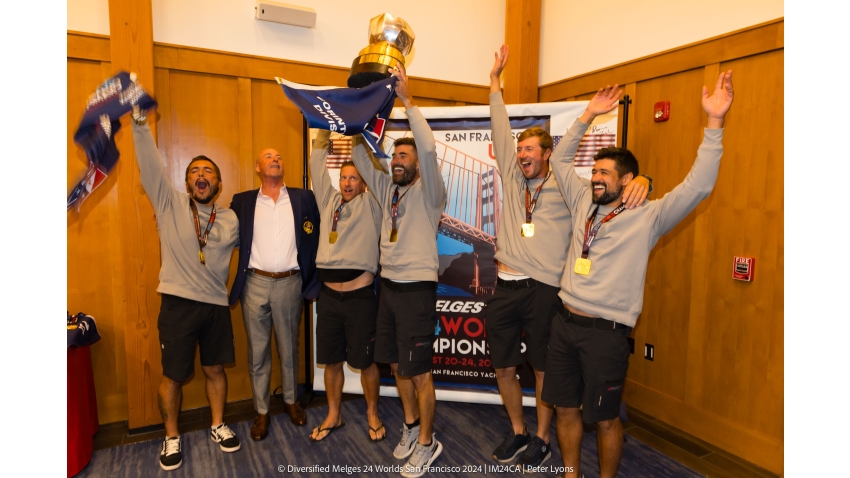 MATARAN 24 CRO649 - Ante Botica, Ivo Matic, Mario Škrlj, Samir Civadelic, and Boris Bakotic - 2024 Diversified Melges 24 Worlds San Francisco