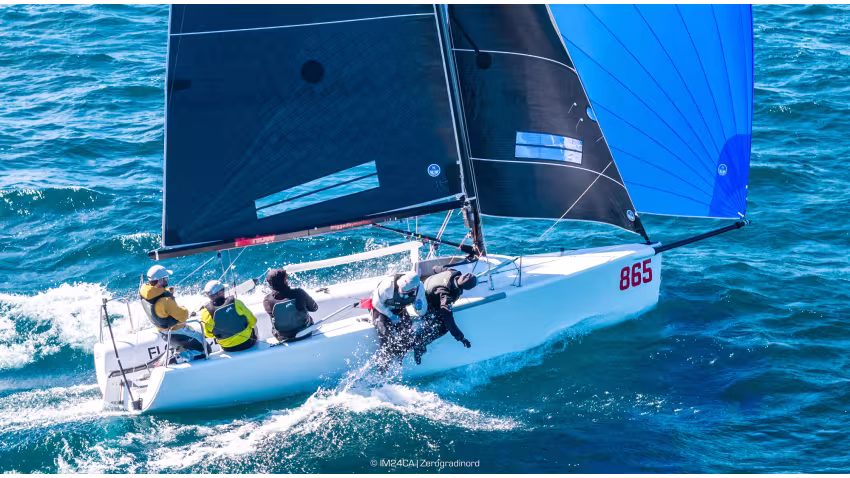 Anthony Kotoun’s&nbsp;Wahgwan&nbsp;with&nbsp;Stu McNay&nbsp;onboard - Day 1 - Melges 24 World Championship - Harbor Springs, MI, USA