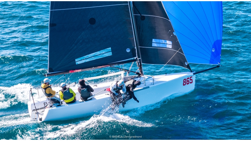 Anthony Kotoun’s&nbsp;Wahgwan&nbsp;with&nbsp;Stu McNay&nbsp;onboard - Day 1 - Melges 24 World Championship - Harbor Springs, MI, USA