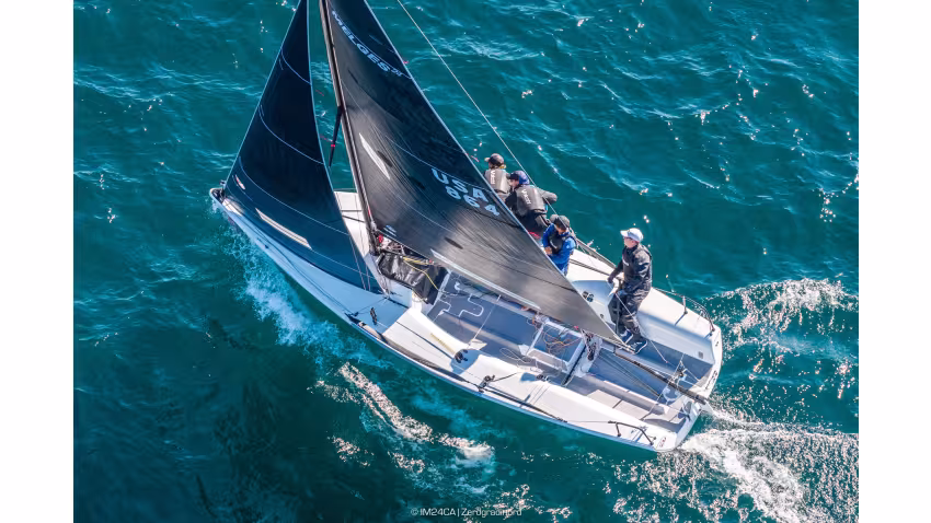 Peter Duncan's Shiitake (USA) with Greiner Hobbs, Will Ryan, Victor Diaz de Leon and Reed Baldridge on Day 2 of the Melges 24 World Championship 2026 - Harbor Springs, MI, USA 