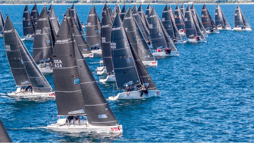 Day 2 at the Melges 24 World Championship 2026 - Harbor Springs, MI, USA 
