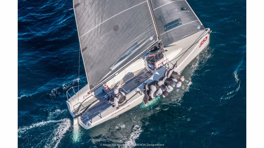 Duane Yoslov's Looper (USA) with Ellise Smolenyak, James Golden, Ian Mathiesen and Shane Tillson are the Corinthian leaders after Day 3 of the Melges 24 World Championship 2026 - Harbor Springs, MI, USA 