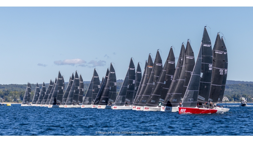 Final day racing at the Melges 24 World Championship 2026 - Harbor Springs, MI, USA