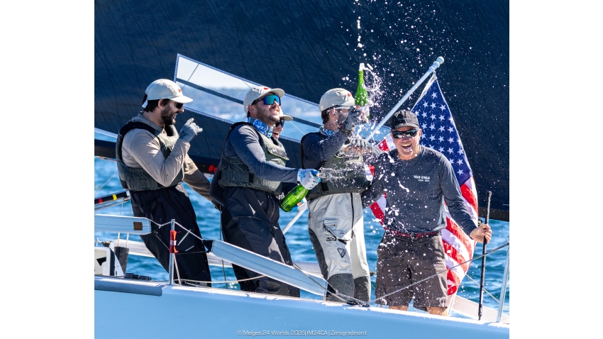 Wah Gwan (USA865) by Anthony Kotoun with Grant Janov, Jordan Janov, Franny Schulte and Stu McNay - 2026 Melges 24 World Champions - Harbor Springs, MI, USA 