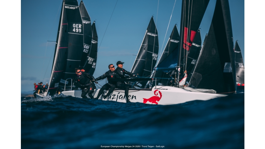 RAZJAREN (CRO867) - Ante Cesic, Lukasz Podniesinski, Tonci Knezovic, Ljubo Jercic and Antonio Milisic - Melges 24 European Champions 2026 - Melges 24 European Championship 2026 - Tønsberg, Norway