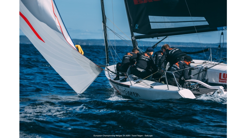 RAZJAREN (CRO867) by Ante Cesic - Overall Boat of the Day and Melges 24 European Champion 2026 with a race to spare - Melges 24 European Championship 2026 - Tønsberg, Norway