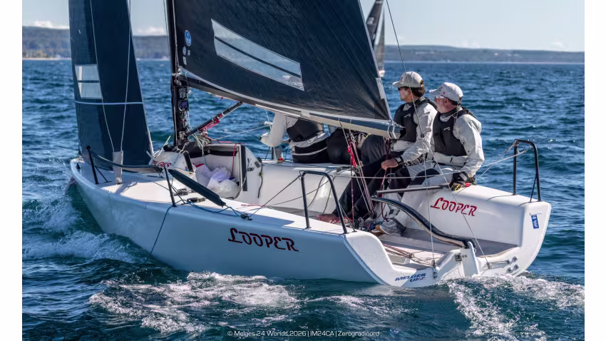 LOOPER USA855 by Duane Yoslov with Ellise Smolenyak, James Golden, Ian Mathiesen and Shane Tillson - Melges 24 World Championship 2026 in Harbor Springs
