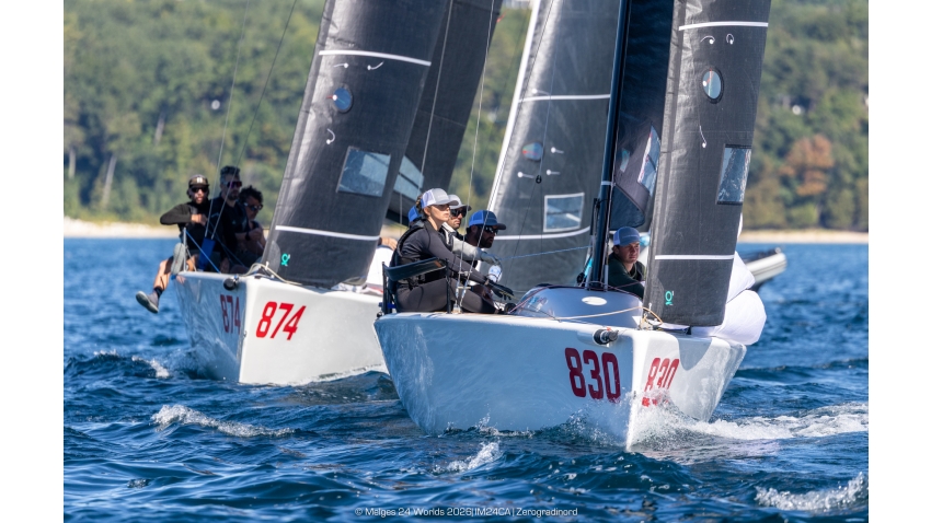 STRAIGHTARROW (USA) by Chelsea Simms and George Peet - Melges 24 Worlds 2026 Harbor Springs MI USA