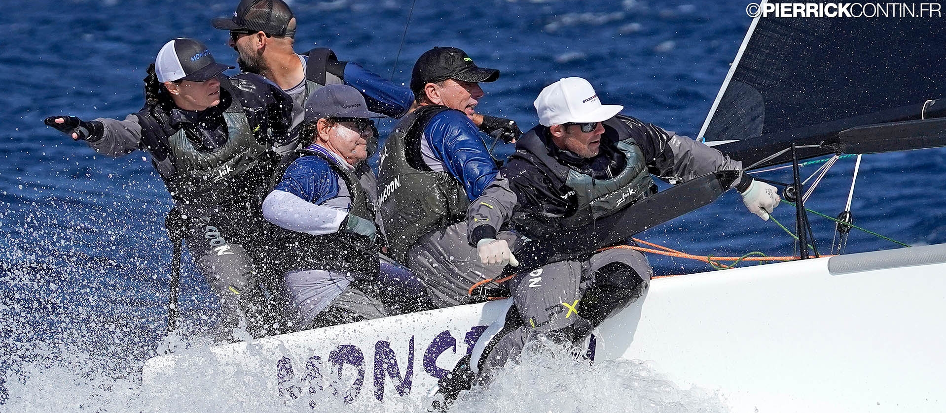 Monsoon USA851 of Bruce Ayres at the 2019 Melges 24 World Championship in Villasimius, Sardinia, Italy