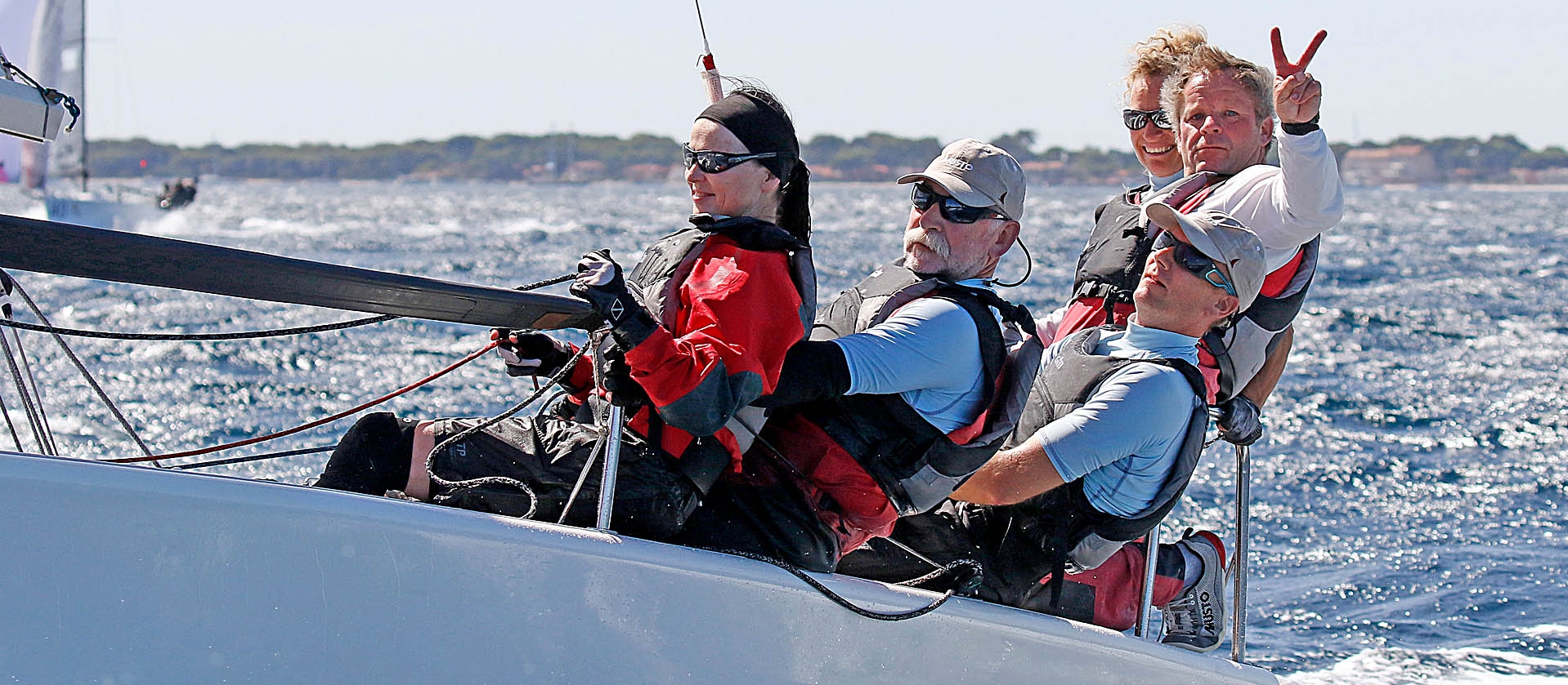 Cinghi Aile SUI382 of Michael Good at the 2016 Melges 24 European Championship in Hyeres, France