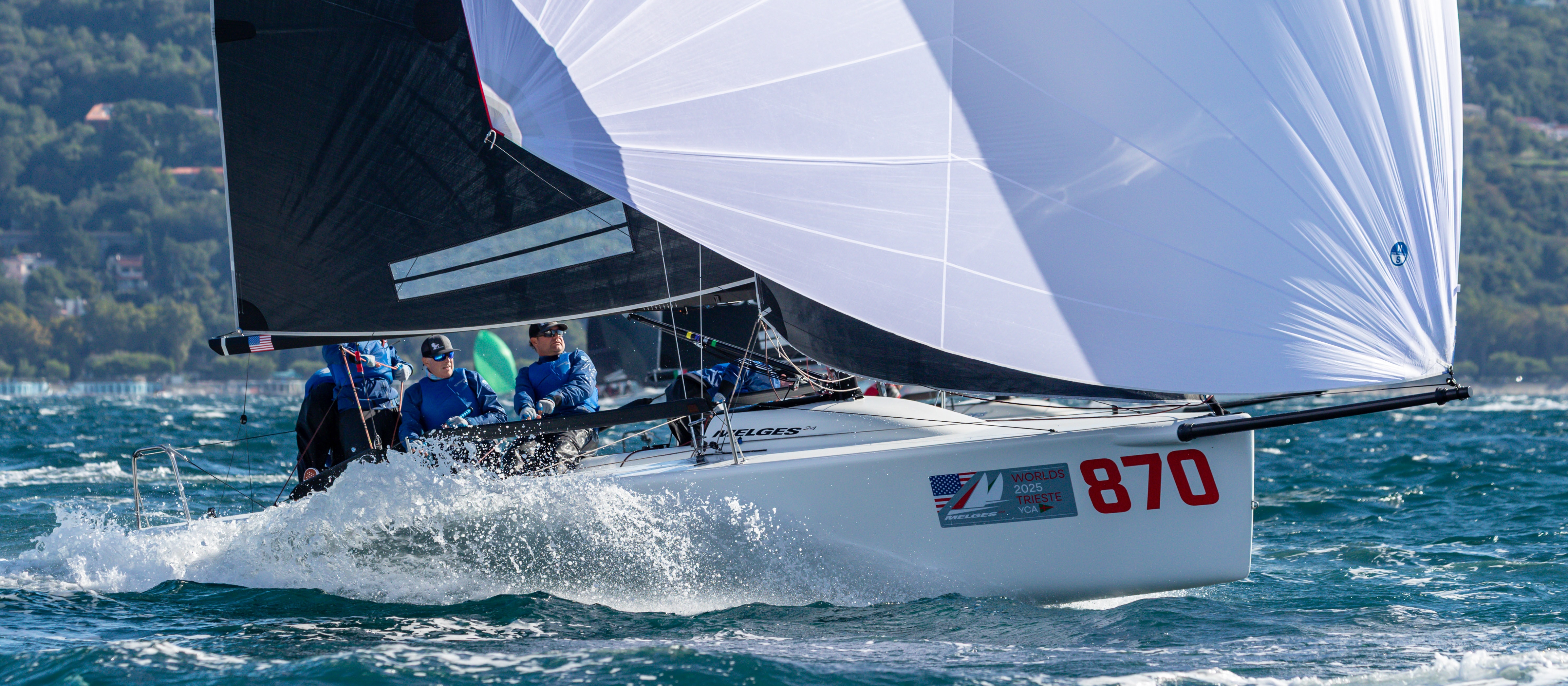 Dark Horse USA870 by Cuyler Morris - 2025 Melges 24 Worlds in Trieste, Italy © Giovanni Tesei