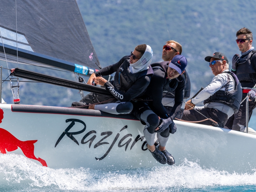RAZJAREN CRO867 helmed by Karlo Kuret - Melges 24 Italian National Championship 2026 - Melges 24 European Sailing Series 2026 - Fraglia Vela Riva, Riva del Garda, Italy 