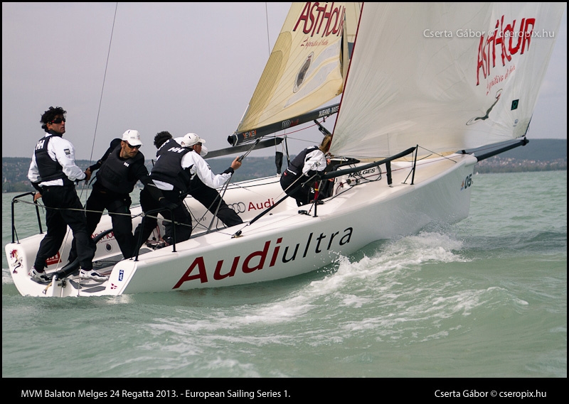 Audi Ultra ITA819 of Riccardo Simoneschi - 2013 MVM Balaton Melges 24 Regatta - European Sailing Series Event 1