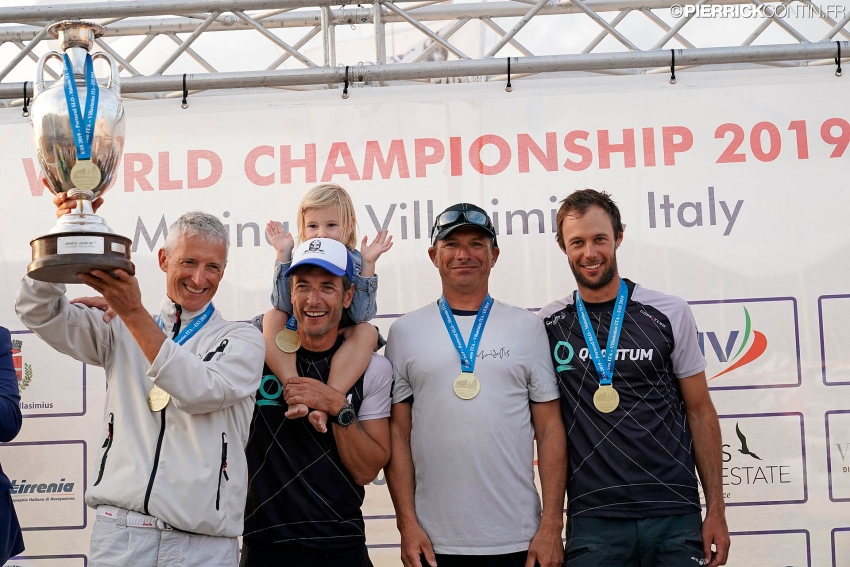 Overall winner of the 2019 Melges 24 European Sailing Series - Gianluca Perego's Maidollis ITA854 with Carlo Fracassoli at the helm