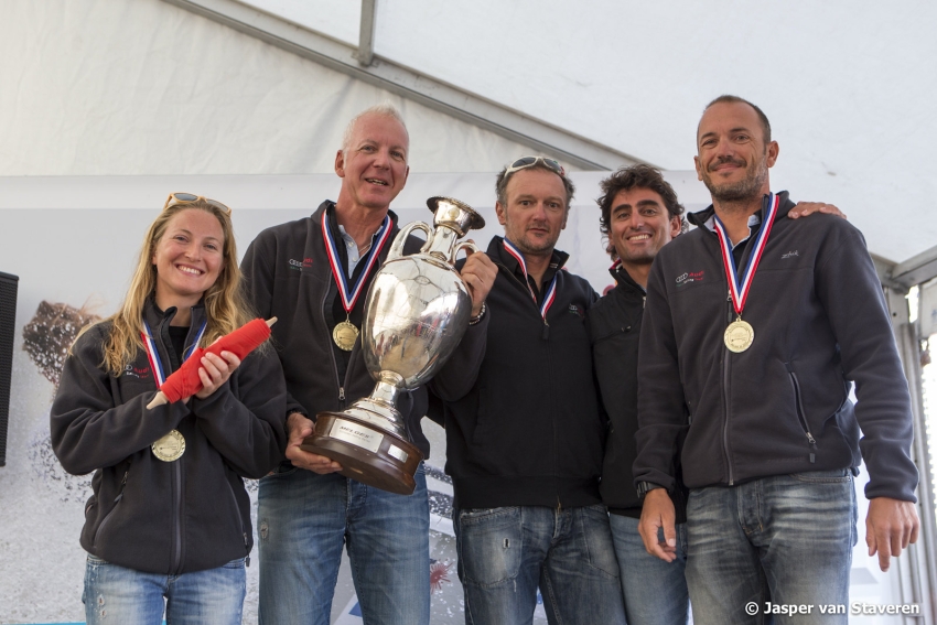 Audi Ultra ITA840 of Riccardo Simoneschi with Enrico Fonda, Lucia Giorgetti, Federico Buscaglia, Stefano Orlandi - 2014 European Sailing Series Overall winner - Medemblik