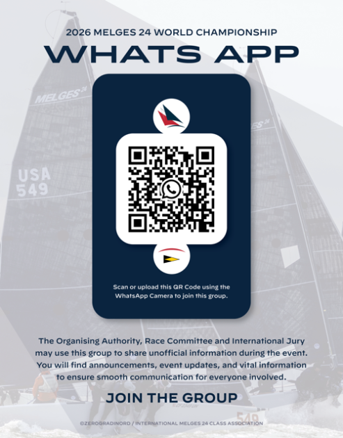 Melges 24 Worlds 2026 - Official Whats App Group
