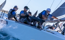 Monsoon of Bruce Ayres at the 2019 Melges 24 World Championship in Villasimius, Sardinia, Italy