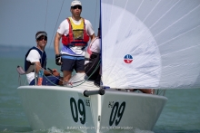 Ian Ainslie on his Strange Brew HUN392 - 2015 Melges 24 European Sailing Series in Balatonfüred, Hungary