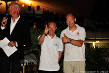 Riccardo Simoneschi, Tomi Hakola and Jens Wathne - 2012 Melges 24 World Championship - Torbole, Italy