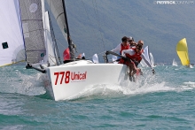 Taki 4 ITA778 of Marco Zammarchi with Niccolo Bertola in helm  - 2018 Melges 24 Corinthian European Champion in Riva de Garda, Italy