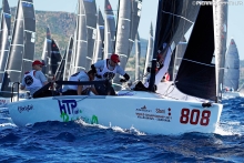 Jens Wathne and his Party Girl NOR808 - 2019 Melges 24 World Championship - Villasimius, Sardinia, Italy