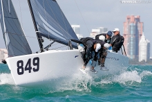 Brian Porter - Full Throttle USA849 at the 2016 Melges 24 Worlds in Miami