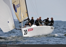 Lenny EST790 of Tõnu Tõniste at the 2011 Böklunder Melges 24 Europeans in Aarhus, Denmark