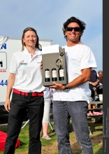 Enrico Fonda at the 2011 Melges 24 Europeans in Aarhus, Denmark