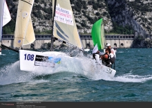 Giogi ITA693 of Matteo Balestrero at the 2012 Melges 24 Worlds in Torbole, Italy