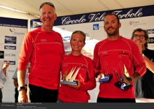 2012 Melges 24 World Championship - Torbole, Italy - III Overall - Audi ITA819 - Riccardo Simoneschi, Gabriele Benussi, Vittorio Rosso, Federico Buscaglia, Lucia Giorgetti