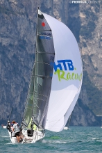 Party Girl NOR649 of Jens Wathne - 2018 Melges 24 European Championship, Riva del Garda, Italy